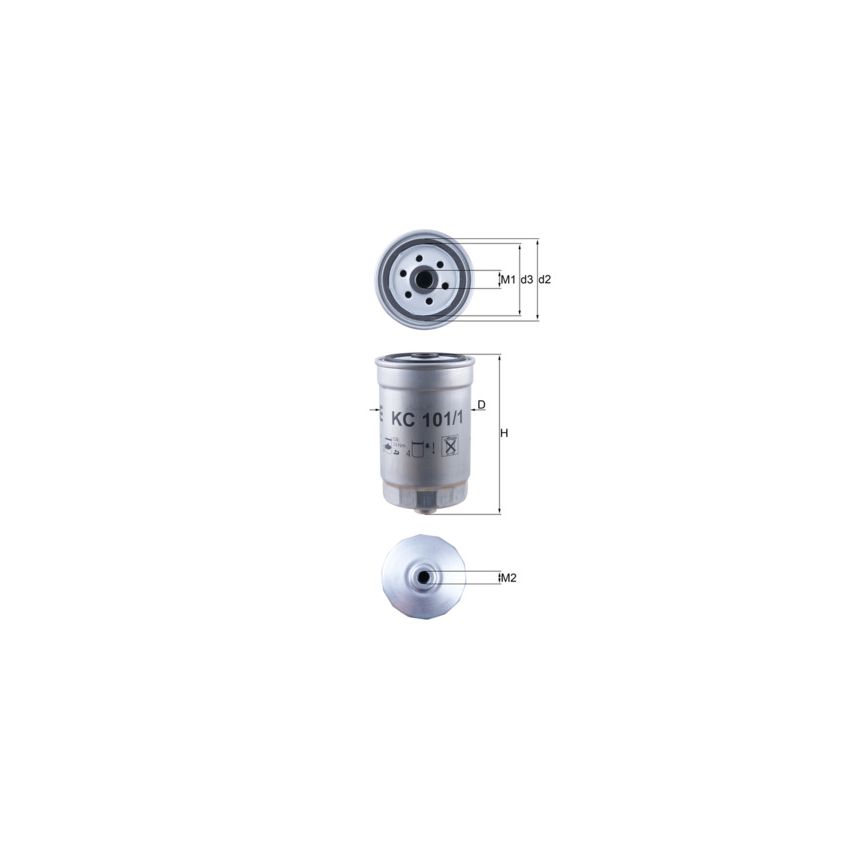 FILTR PALIWA KNEHT KC101/1 HYUNDAI 1.5-2.5CRDI 02-
