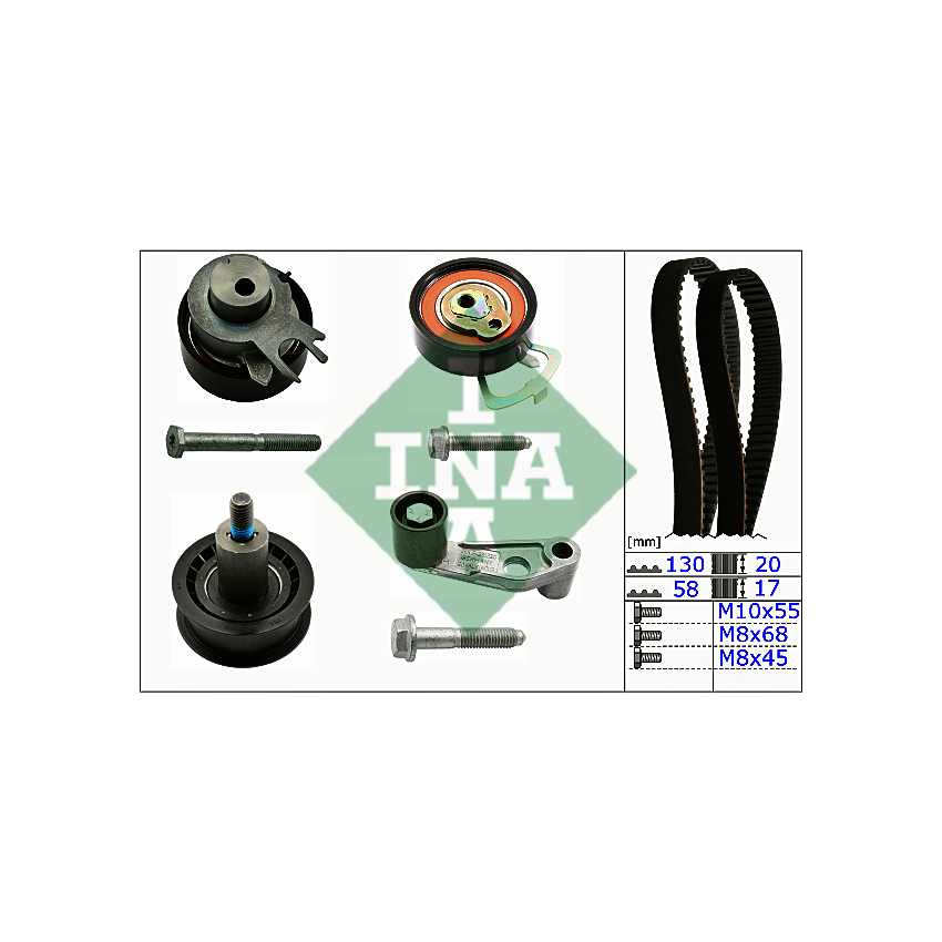 KOMPLET ROZRZĄDU GATES K025565XS VW 1.6 97-06