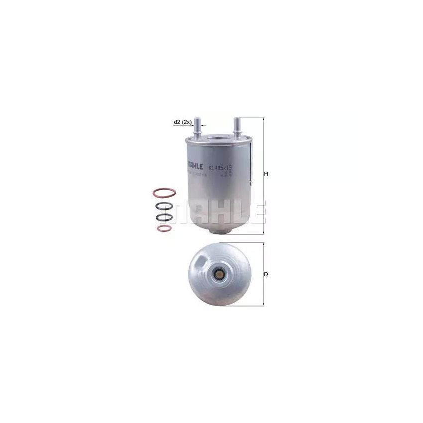 FILTR PALIWA KNEHT KL485/19D RENAULT 1.6 11-