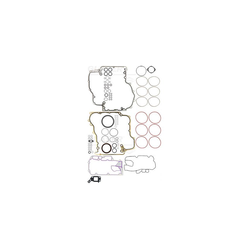KOMPLET USZCZELEK BLOKU GLASER B38775-00 MERCEDES OM471 11-