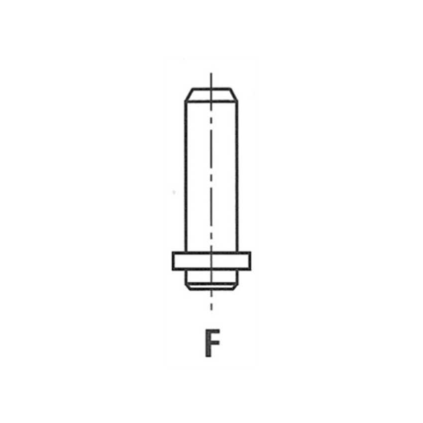 PROWADNICA ZAWOROWA FRECCIA G3062 WYDECHOWA VW 1.3-2.4D  75-02 nadw