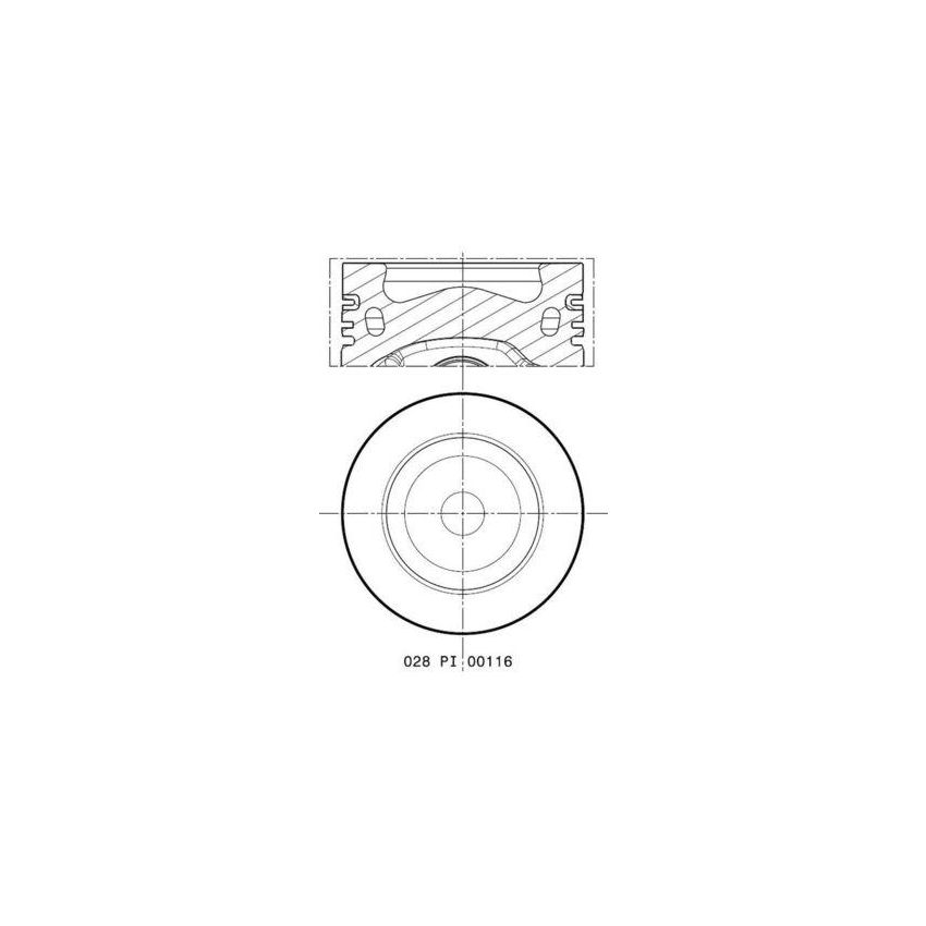 TŁOK MAHLE 028PI00116000 STD VW 2.0TDI 07-