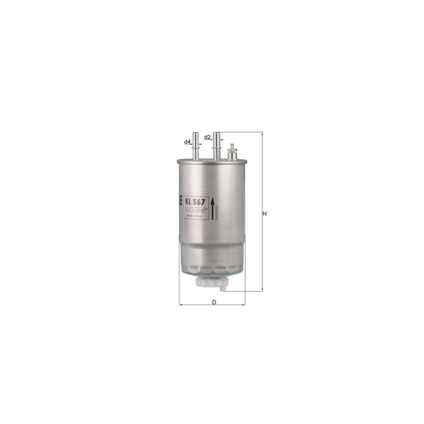 FILTR PALIWA KNEHT KL567 FORD 1.3JTD-3.0 04-