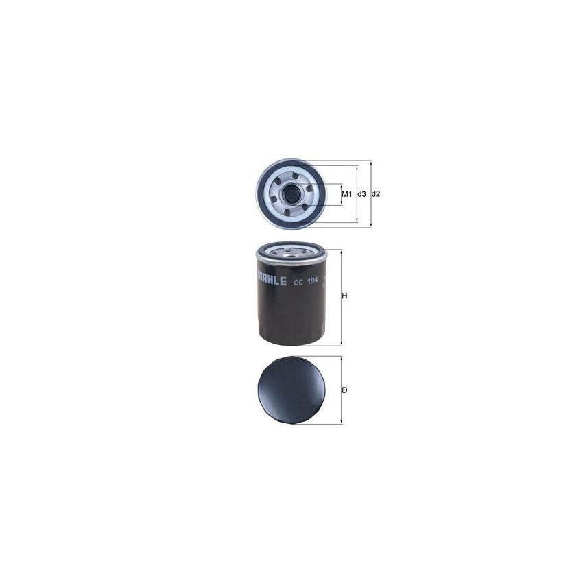 FILTR OLEJU KNEHT OC194 NISSAN 2.0-3.8 95-