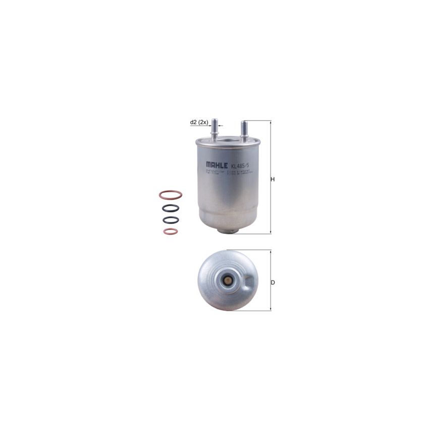 FILTR PALIWA KNEHT KL485/5D RENAULT 1.5-2.0DCi 08-