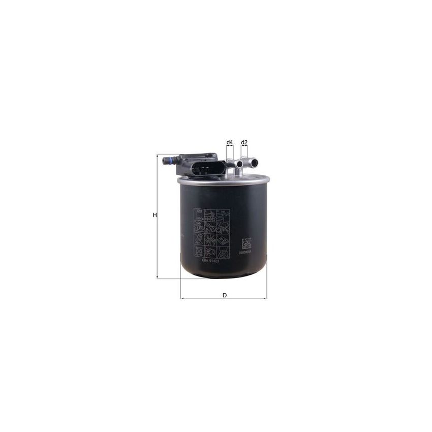 FILTR PALIWA KNEHT KL949 MERCEDES 2.1-3.0D 09-