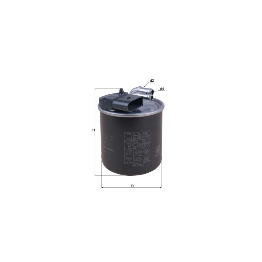 FILTR PALIWA KNEHT KL914 MERCEDES 2.1-3.0D 09-
