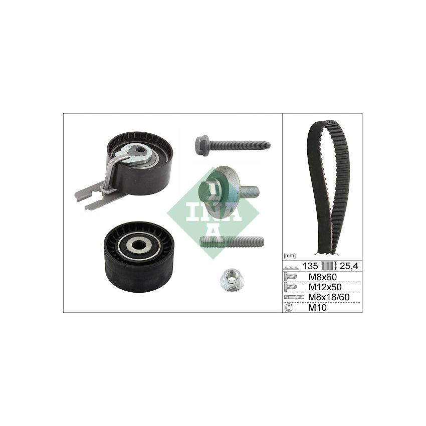 KOMPLET ROZRZĄDU INA 530036910 PSA 1.4D 02-