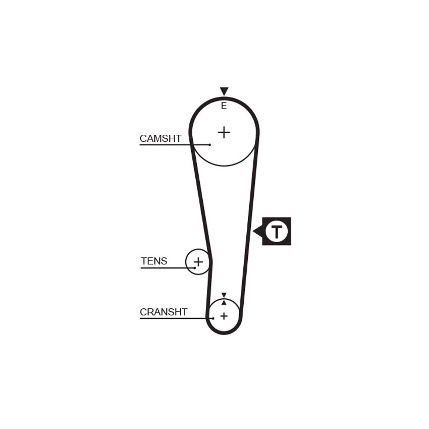 KOMPLET ROZRZĄDU GATES K015382XS SUZUKI 1.0-1.3 95-