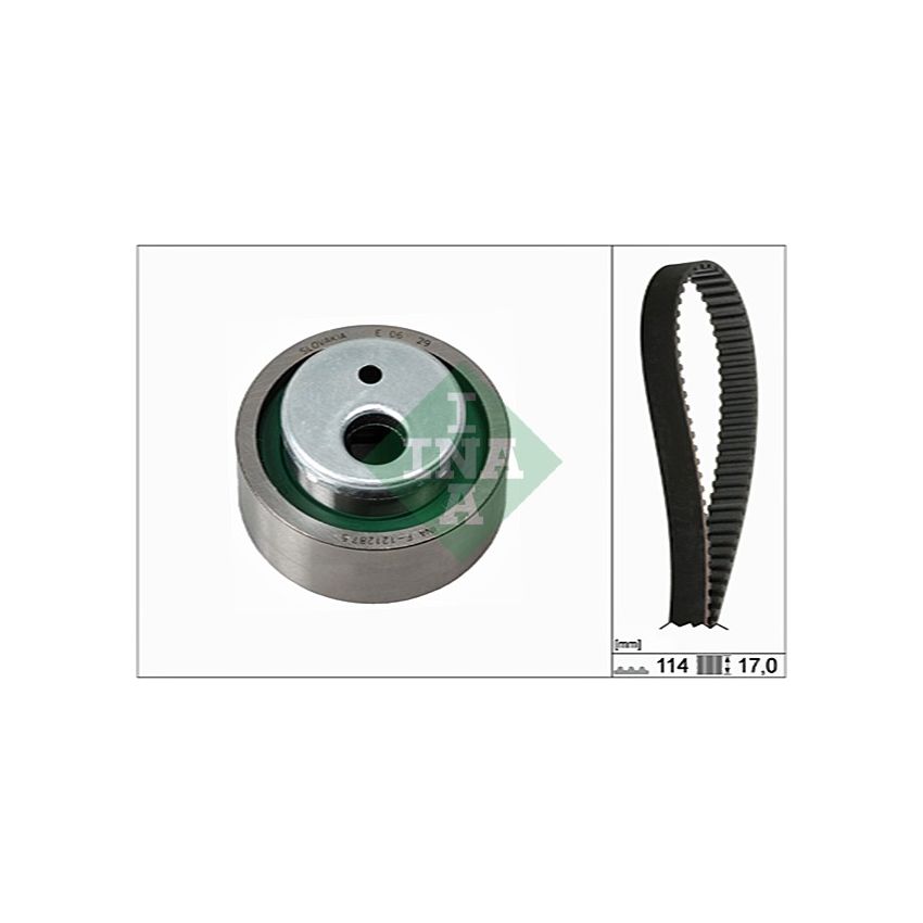 KOMPLET ROZRZĄDU INA 530025810 PSA 1.6-2.0 82-04
