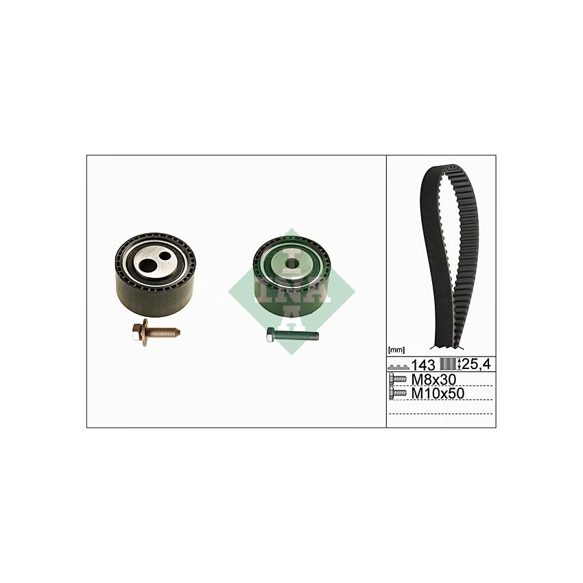 KOMPLET ROZRZĄDU INA 530044710 PSA 2.2D 02-04