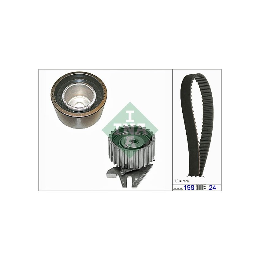 KOMPLET ROZRZĄDU INA 530062710 ALFA ROMEO 2.4D 03-09