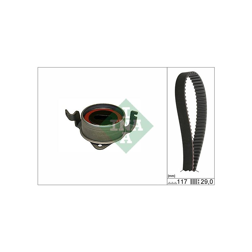 KOMPLET ROZRZĄDU INA 530030810 MITSUBISHI 1.6 92-03