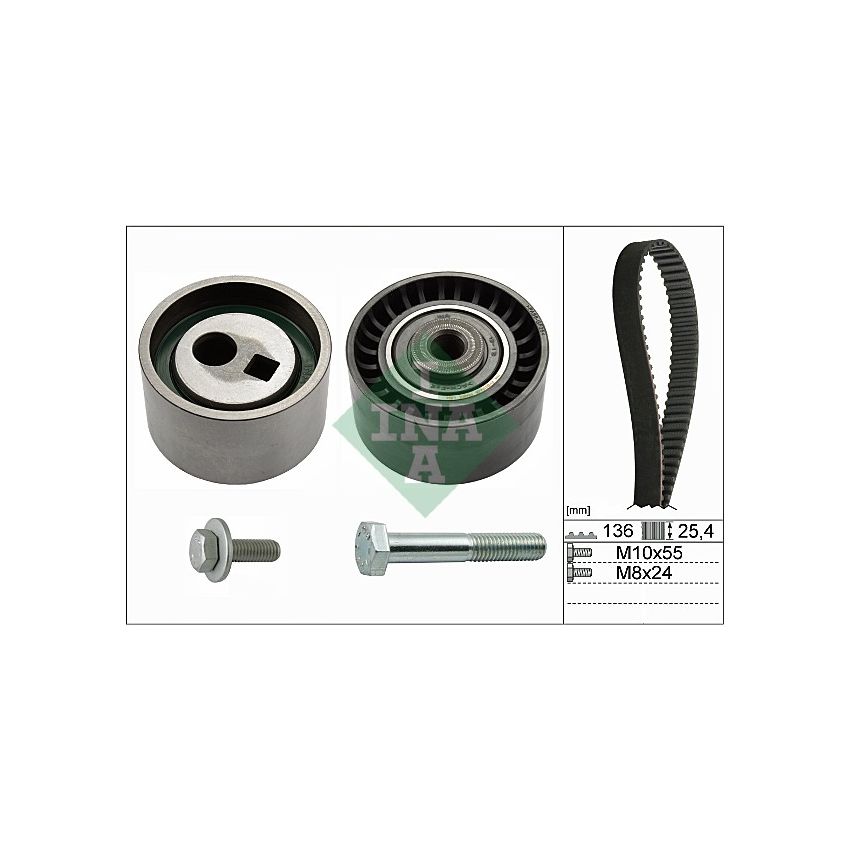 KOMPLET ROZRZĄDU INA 530009510 PSA 1.8-2.0 94-04