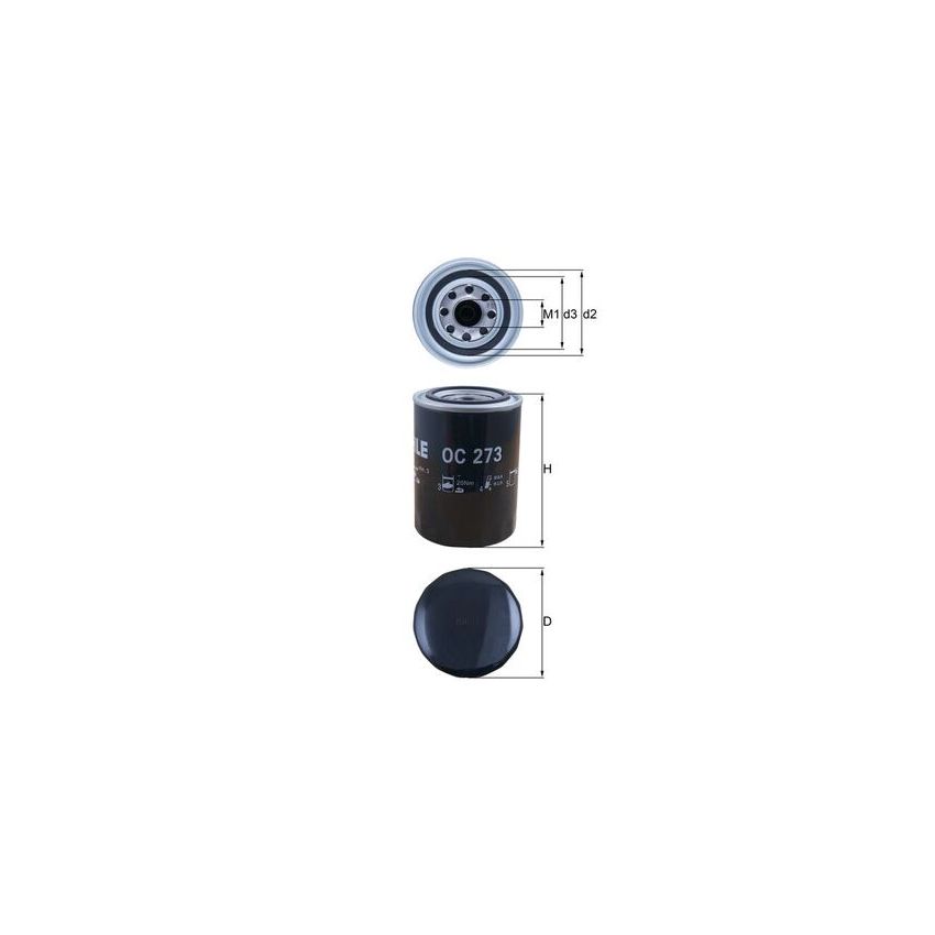 FILTR OLEJU KNEHT OC273 NISSAN 2.0-4.2 86-00