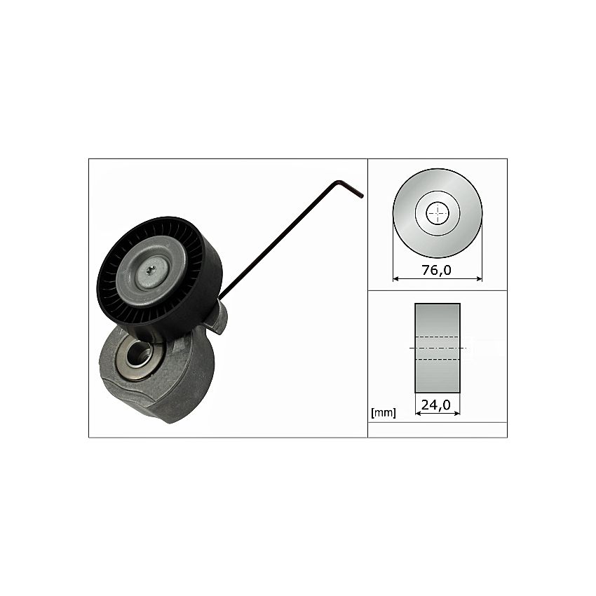 NAPINACZ PASKA INA 534032410 VOLVO 3.0-3.2 06-