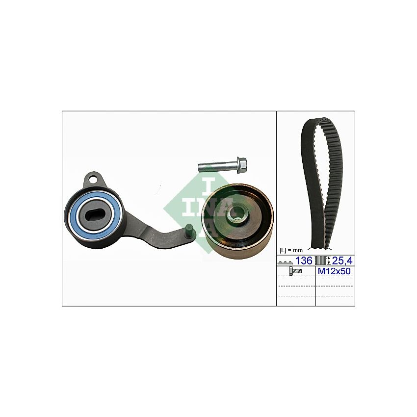 KOMPLET ROZRZĄDU INA 530004710 OPEL 1.7TD 91-00