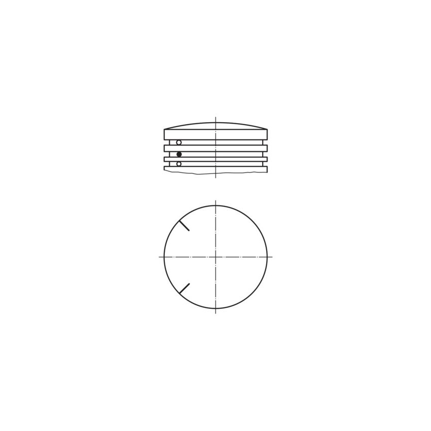 TŁOK MAHLE 535PI00100001 0.25 TRABANT 0.6 66-90