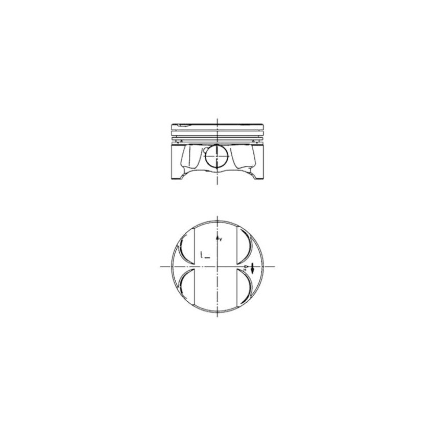 TŁOK KOLBENSCHMIDT 40395600 STD BMW 2.5 04-