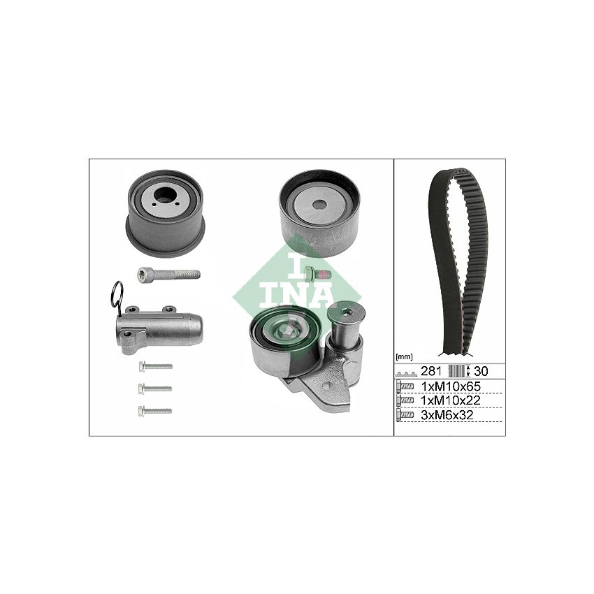 KOMPLET ROZRZĄDU INA 530048010 VW 30V 3.0 00-06