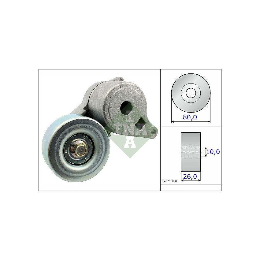 NAPINACZ PASKA INA 534050910 MITSUBISHI 2.0-2.4 03-13