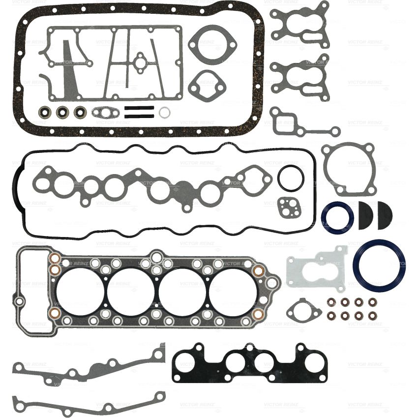 KOMPLET USZCZELEK SILNIKA VICTOR REINZ 01-52265-01 MAZDA 1.5 80-85