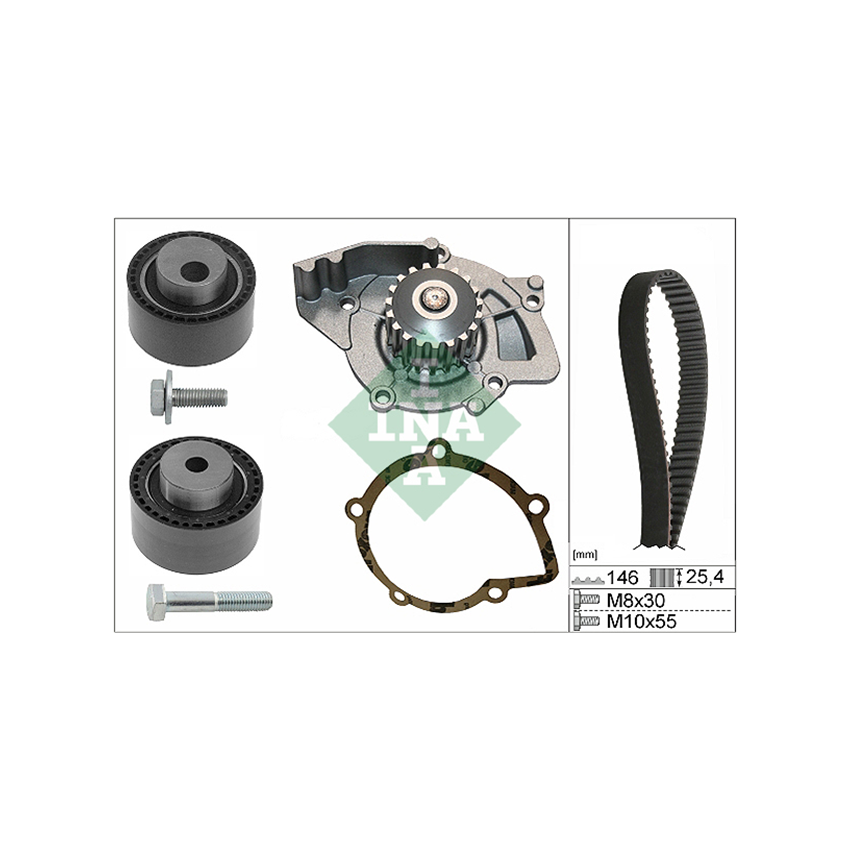KOMPLET ROZRZĄDU INA 530044631 PSA 2.2D 00-