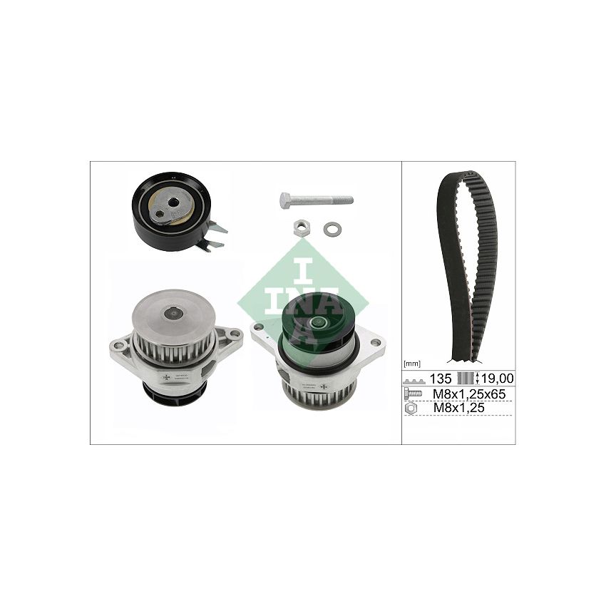 KOMPLET ROZRZĄDU INA 530016630 VW 1.3-1.4 91-04