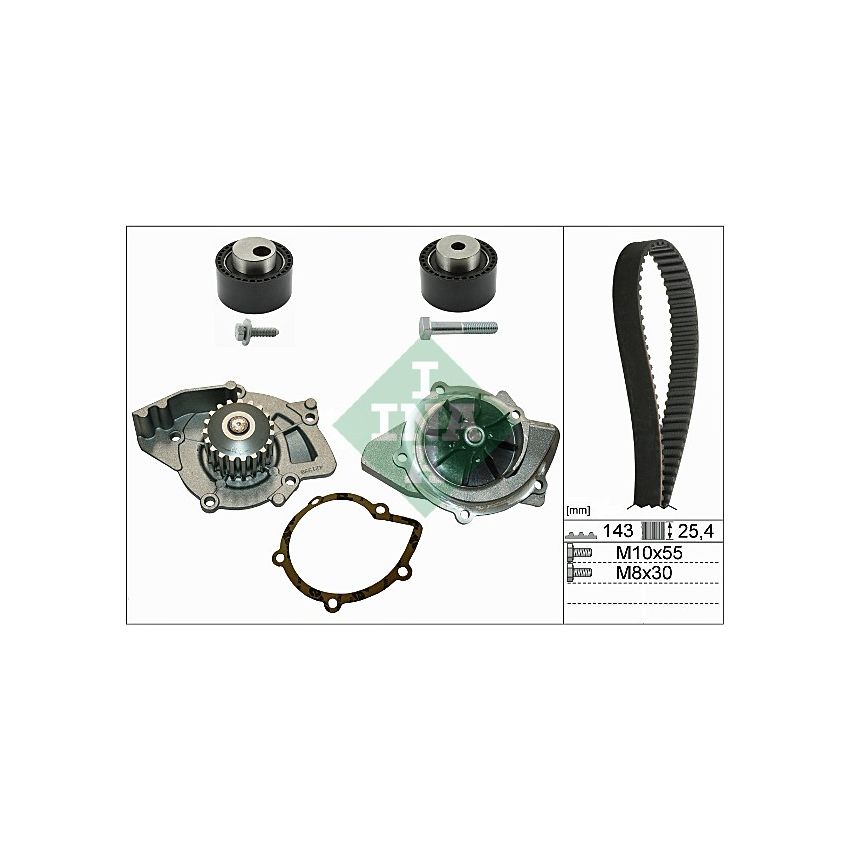 KOMPLET ROZRZĄDU INA 530036830 PSA 2.2D 04-
