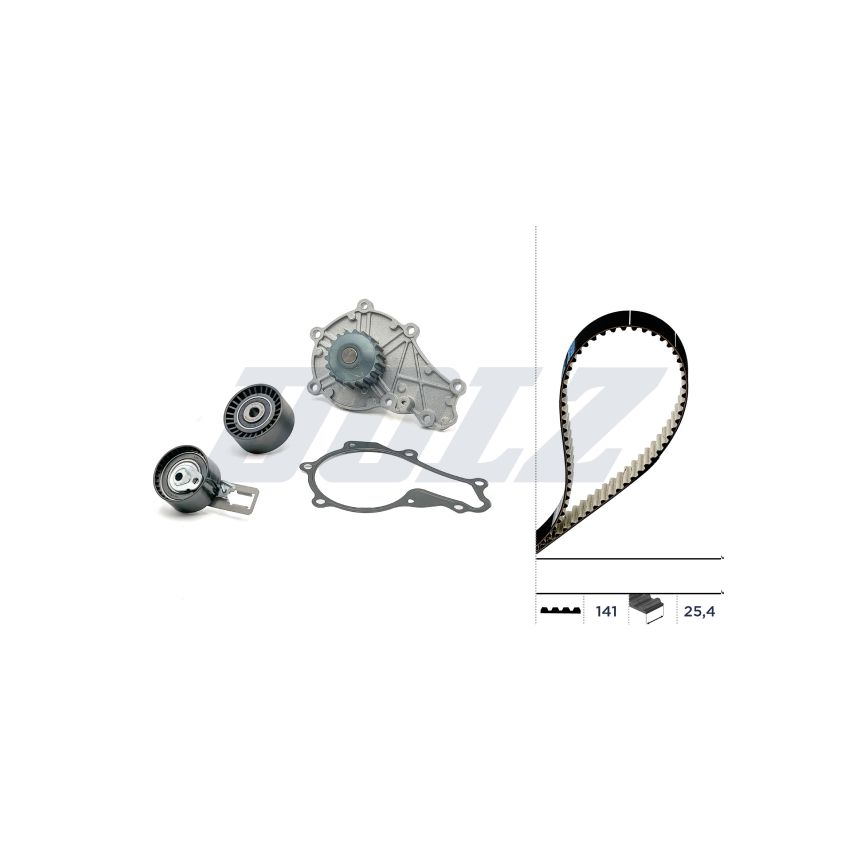 KOMPLET ROZRZĄDU DOLZ KD079 PSA 1.5-1.6D 10-