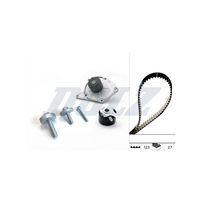 KOMPLET ROZRZĄDU DOLZ KD004 RENAULT 1.5DCi 00-