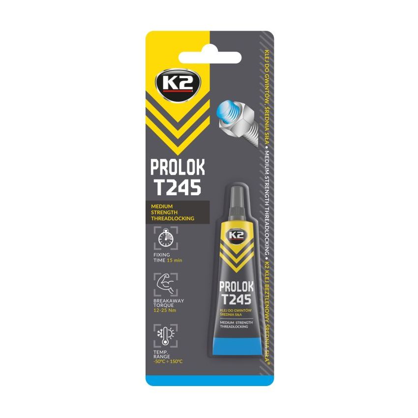 KLEJ DO GWINTÓW POLOK MEDIUM 6ml K2 B150N