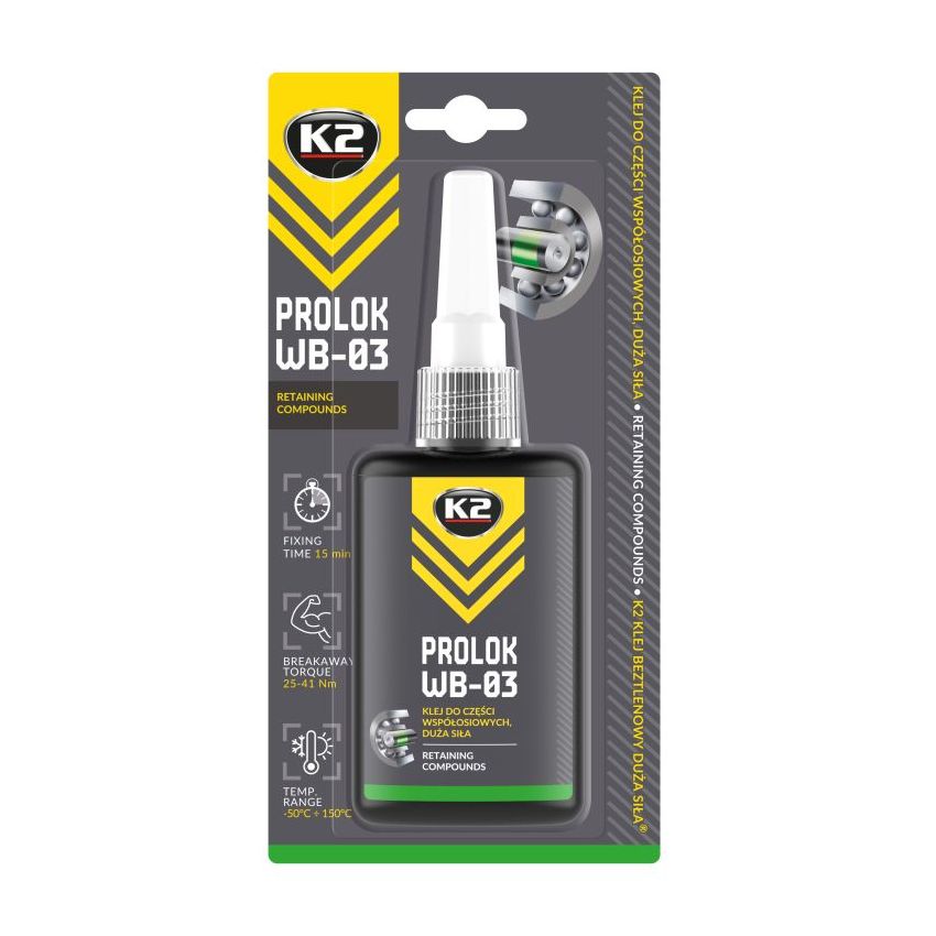 KLEJ DO ŁOŻYSK 50g K2 WB03 