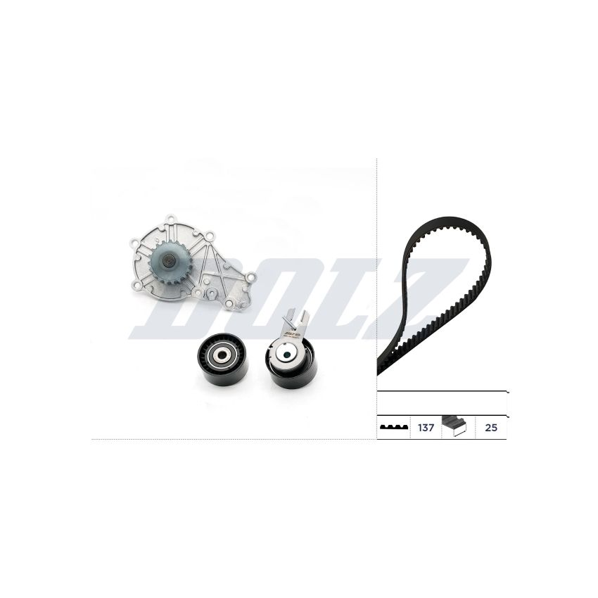 KOMPLET ROZRZĄDU DOLZ KD016 PSA 1.6 D 03-