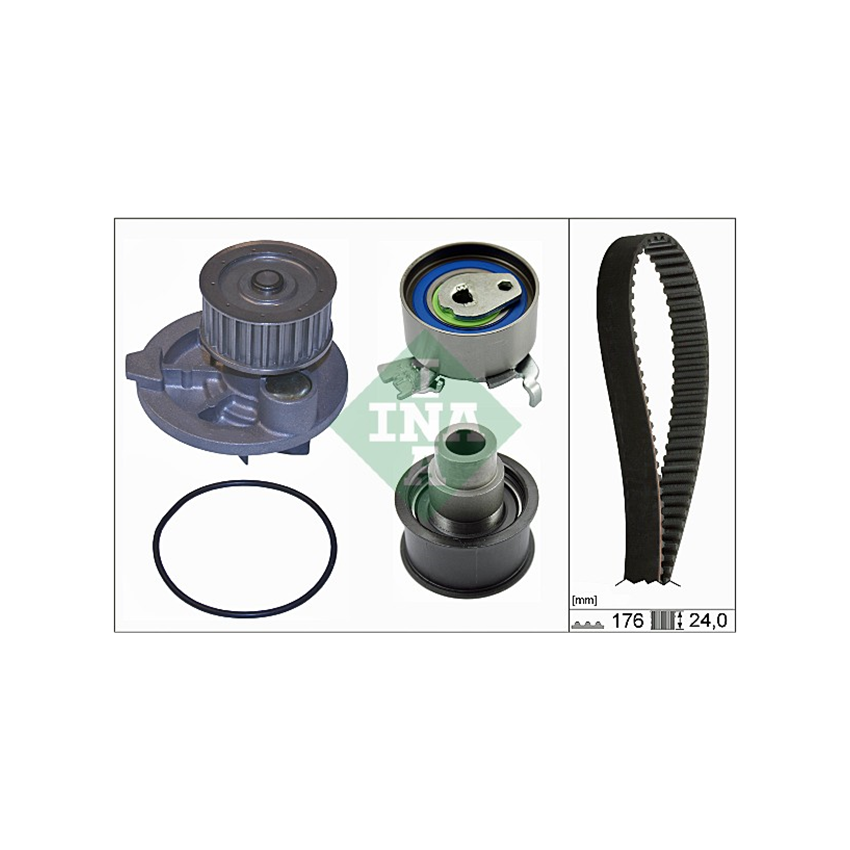 KOMPLET ROZRZĄDU INA 530007930 OPEL 1.7D 88-05