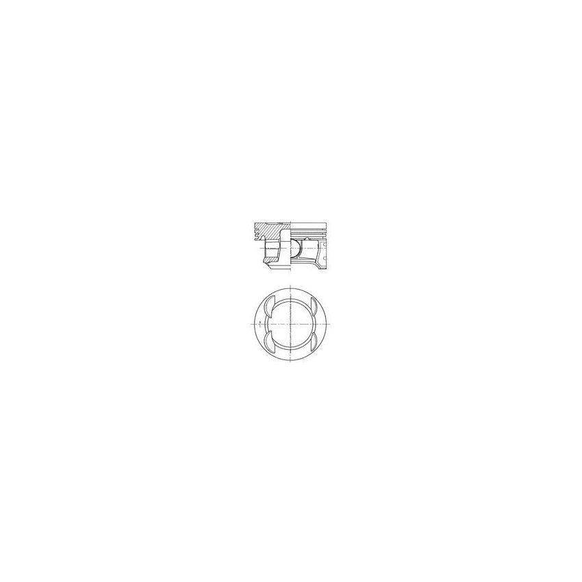 TŁOK KOLBENSCHMIDT 41007620 0.50 OPEL 16V 1.4 09-