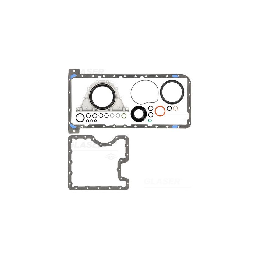 KOMPLET USZCZELEK BLOKU GLASER B38054-00 BMW 4.4-4.8 01-10