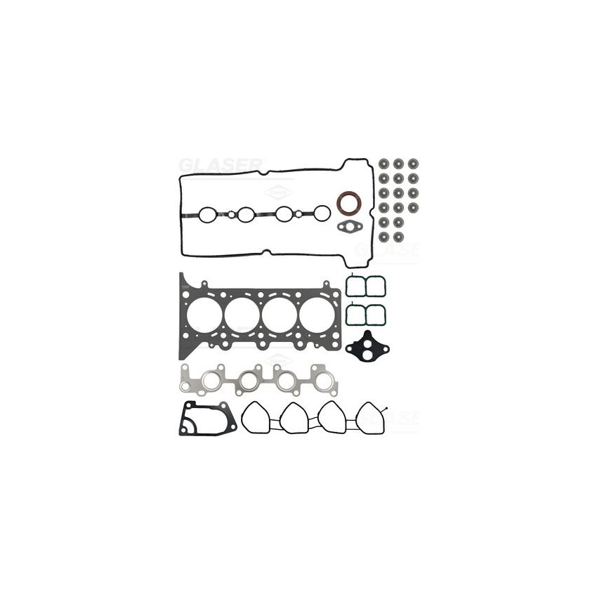 KOMPLET USZCZELEK GŁOWICY GLASER D38552-00 CHEVROLET 1.2 07-