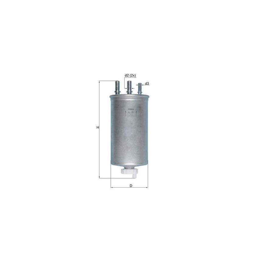 FILTR PALIWA KNEHT KL781 RENAULT 1.5DCI 05-