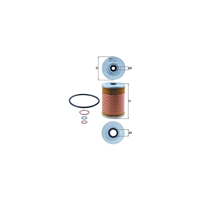 FILTR OLEJU KNEHT OX32D MERCEDES 2.8-5.0 69-
