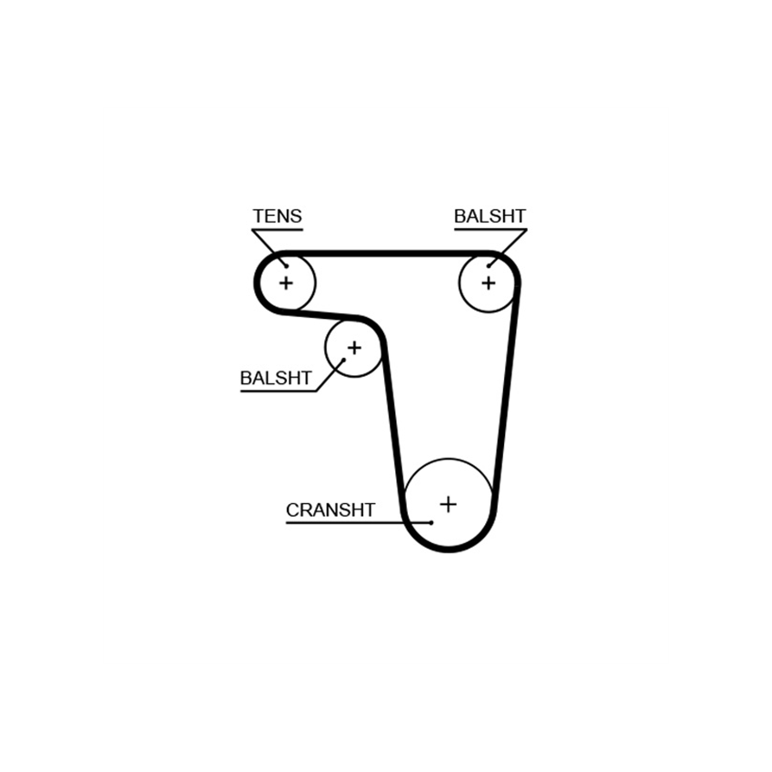 PASEK ROZRZĄDU GATES 5618XS CT 2.5D 94-