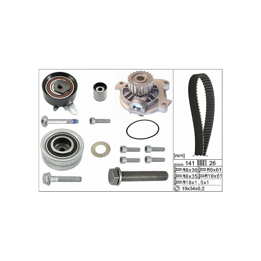 KOMPLET ROZRZĄDU INA 530048230 VW 2.5D 06-