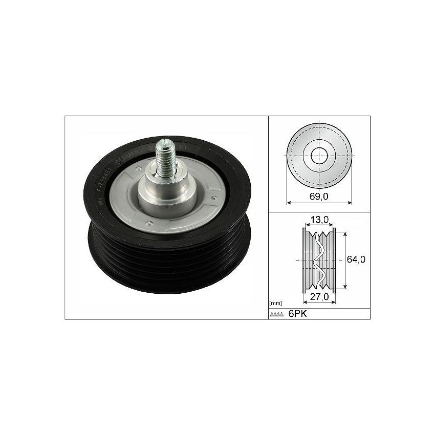 NAPINACZ PASKA INA 532047710 PSA 2.2HDI 06-19