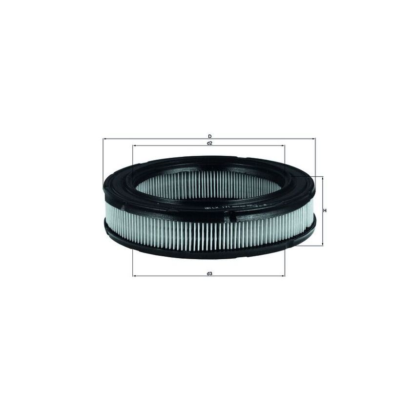 FILTR POWIETRZA KNEHT LX171 0.9-1.4 68-