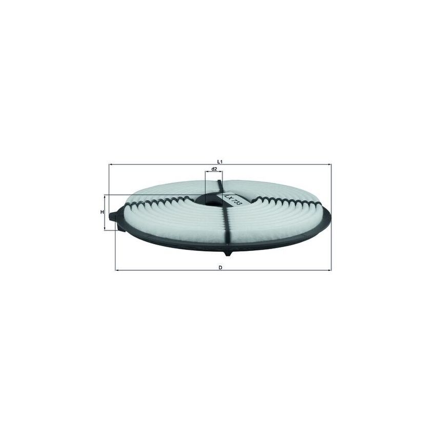 FILTR POWIETRZA KNEHT LX733 TOYOTA 1.5-1.6 87-