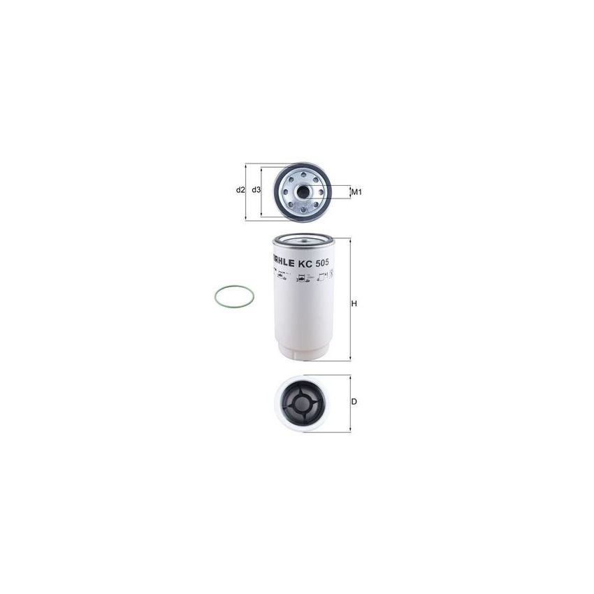 FILTR PALIWA KNEHT KC505D MERCEDES OM470 11-