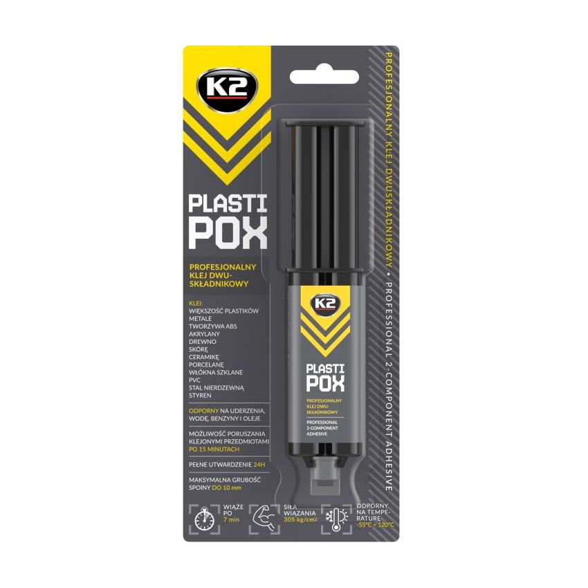 KLEJ DO PLASTIKU 25g K2 B478 PLASTIPOX