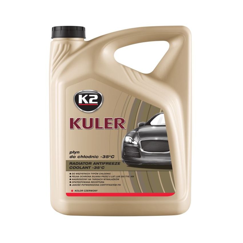 K2 T205C PŁYN CHŁOD.KULER CZERWONY 5L