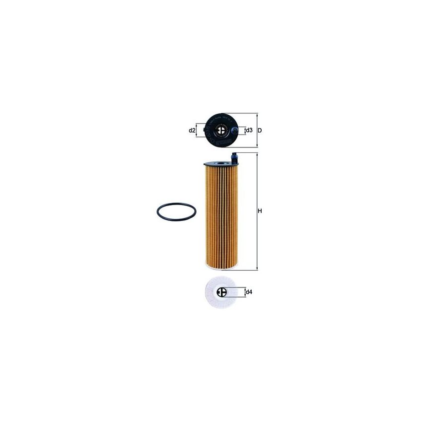 FILTR OLEJU KNEHT OX823/6D MERCEDES 2.0D 16-