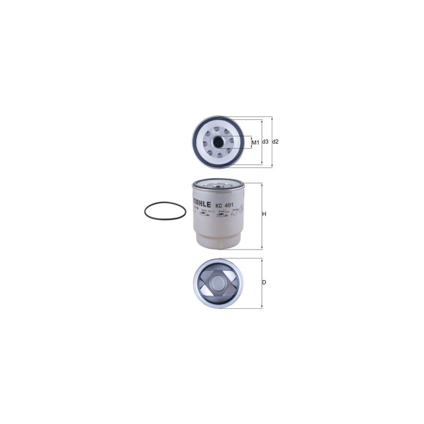 FILTR PALIWA KNEHT KC491D RVI Dxi11